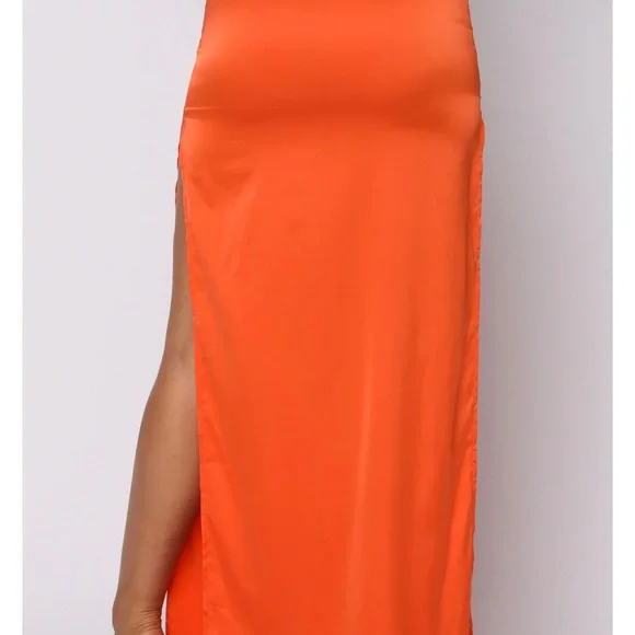 WHITE FOX good feeling maxi skirt WHITE FOX Got game crop top SET orange M NEW - Picture 13 of 16